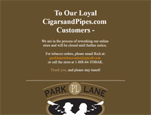 Tablet Screenshot of cigarsandpipes.com